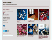 Tablet Screenshot of karen-yates.com